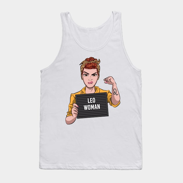 Leo Woman Tank Top by Surta Comigo